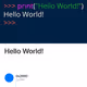 Hello World!