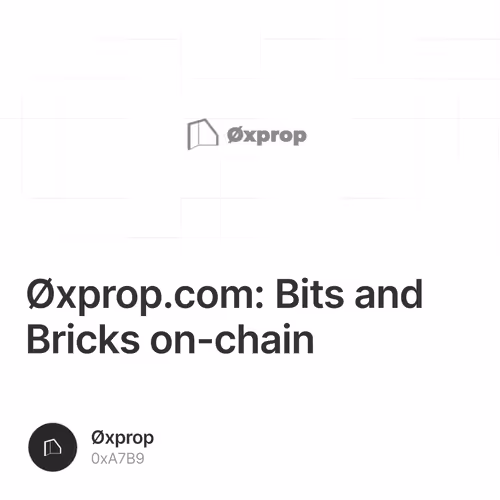 Øxprop.com: Bits and Bricks on-chain