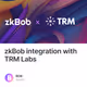 zkBob integration with TRM Labs