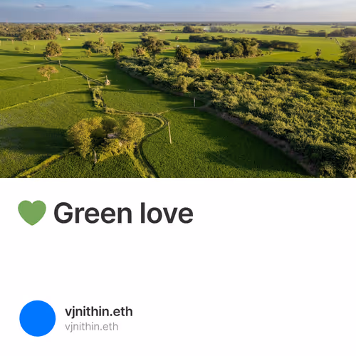 💚 Green love
