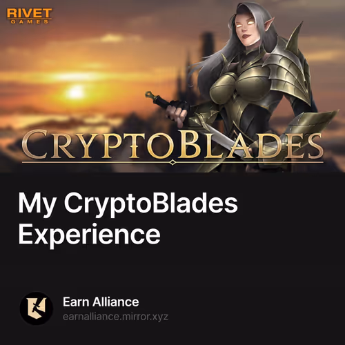 My CryptoBlades Experience