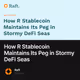 How R Stablecoin Maintains Its Peg in Stormy DeFi Seas