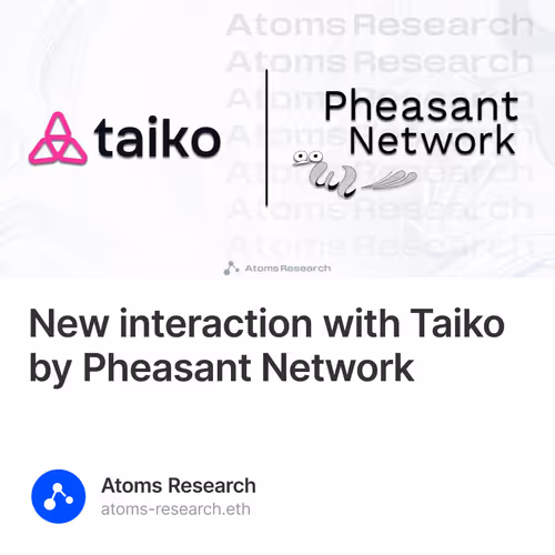 New interaction with Taiko by Pheasant Network