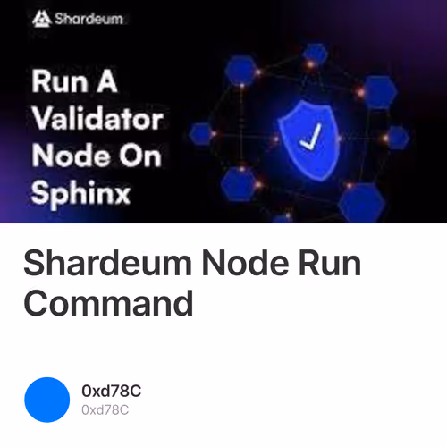 Shardeum Node Run Command