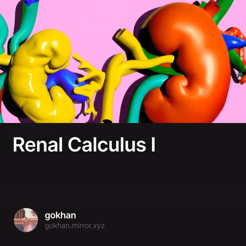 Renal Calculus I