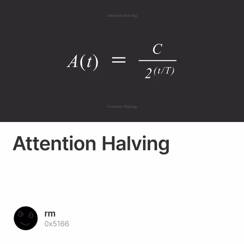 Attention Halving
