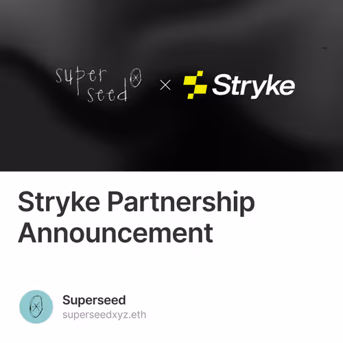 Stryke Partnership Announcement