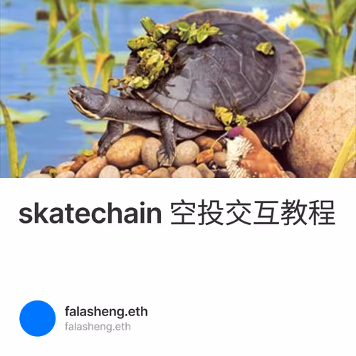 skatechain 空投交互教程
