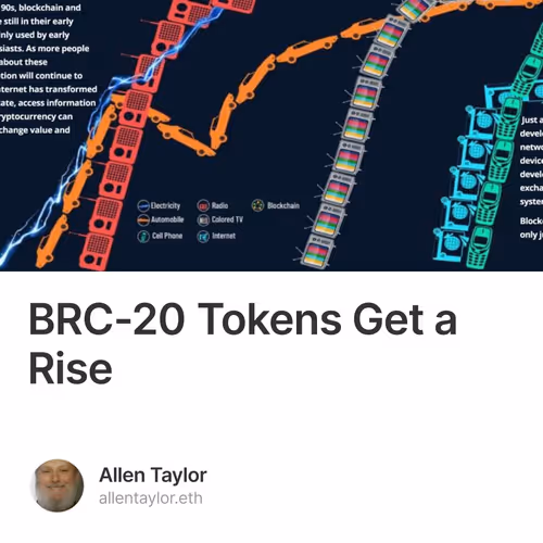 BRC-20 Tokens Get a Rise
