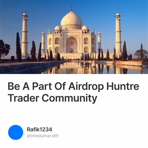 Be A Part Of Airdrop Huntre Trader Community