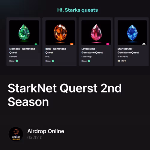 StarkNet Querst 2nd Season