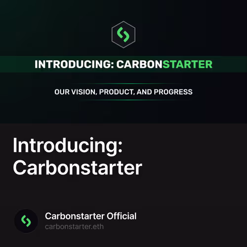 Introducing: Carbonstarter