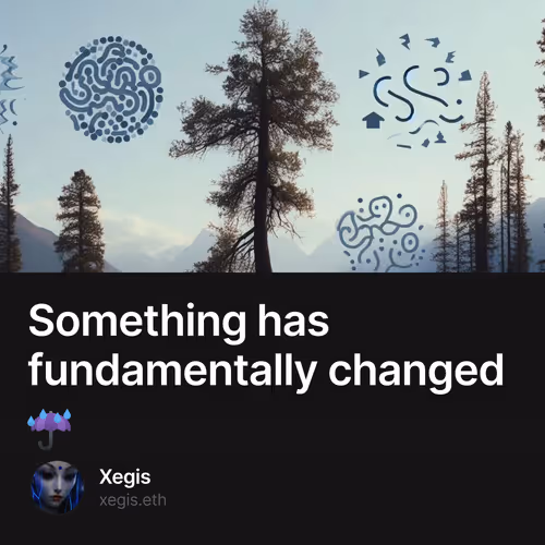 Something has fundamentally changed ☔️