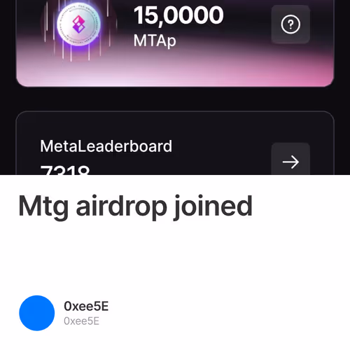 Mtg airdrop joined