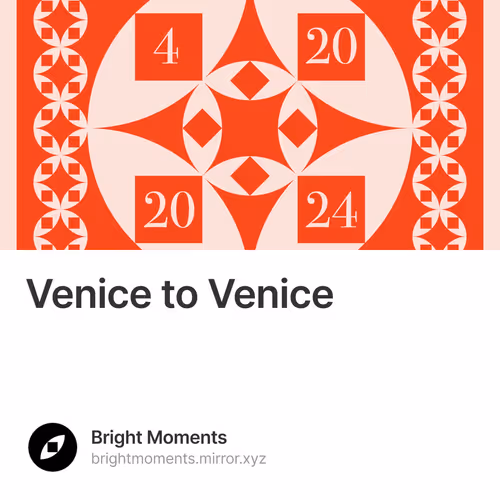 Venice to Venice