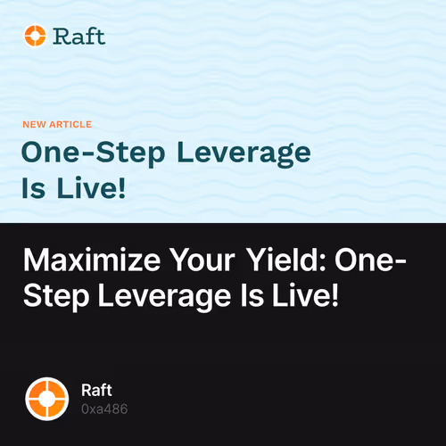 Maximize Your Yield: One-Step Leverage Is Live!