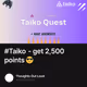 #Taiko - get 2,500 points 😎