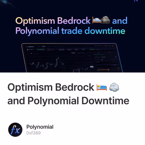 Optimism Bedrock 🛌 🪨 and Polynomial Downtime