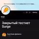 Закрытый тестнет Surge