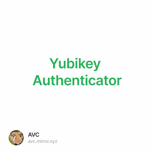 Yubikey Authenticator