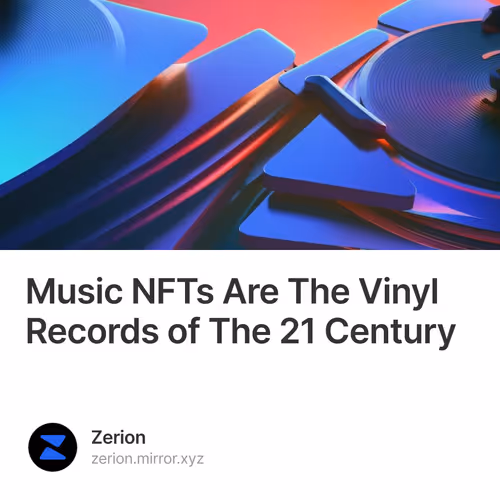 Music NFTs Are The Vinyl Records of The 21 Century