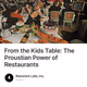 From the Kids Table: The Proustian Power of Restaurants