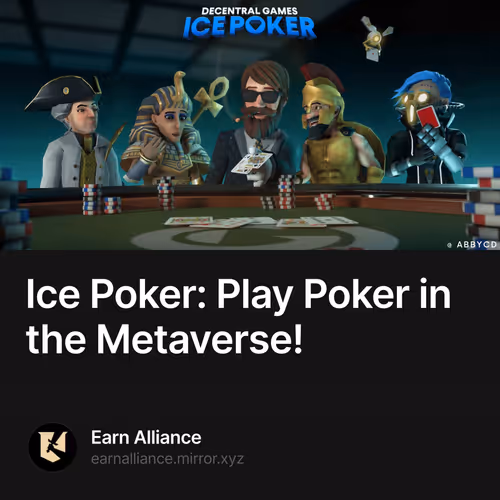 Ice Poker: Play Poker in the Metaverse!