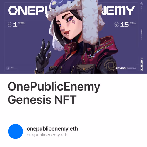 OnePublicEnemy Genesis NFT