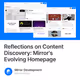 Reflections on Content Discovery: Mirror's Evolving Homepage