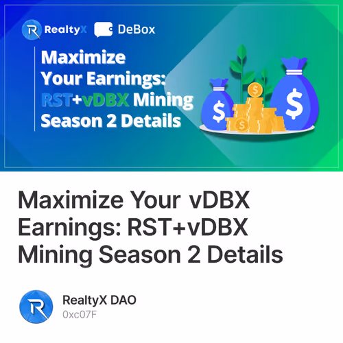 Maximize Your vDBX Earnings: RST+vDBX Mining Season 2 Details