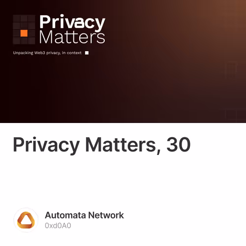 Privacy Matters, 30