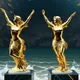 MP4 GOLD STATUE ART