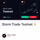 Storm Trade Testnet ⚡️