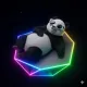 Vaporwave panda