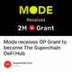 Mode receives OP Grant to become The Superchain DeFi Hub
