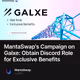 MantaSwap's Campaign on Galxe: Obtain Discord Role for Exclusive Benefits
