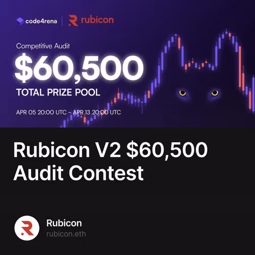 Rubicon V2 $60,500 Audit Contest
