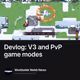 Devlog: V3 and PvP game modes