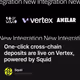One-click cross-chain deposits are live on Vertex, powered by Squid
