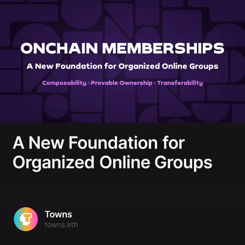 A New Foundation for Organized Online Groups