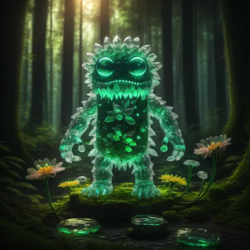 Bitcoin And Optimism Monster Nft Seison :  12