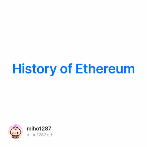 History of Ethereum V2