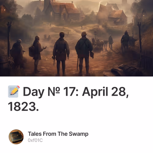📝 Day № 17: April 28, 1823.