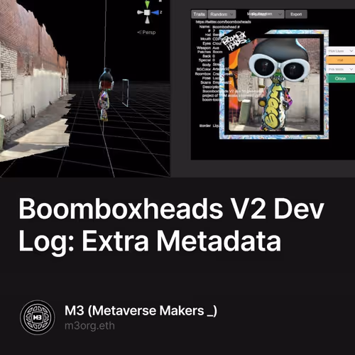 Boomboxheads V2 Dev Log: Extra Metadata