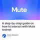 A step-by-step guide on how to interact with Mute testnet