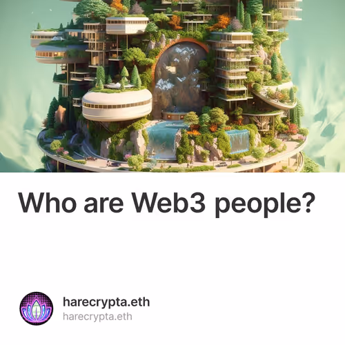 Who are Web3 people?