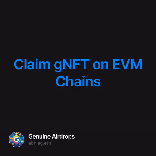 Claim gNFT on EVM Chains