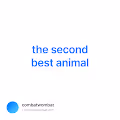 the second best animal