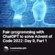 Pair-programming with ChatGPT to solve Advent of Code 2022: Day 9, Part 1