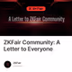 ZKFair Community: A Letter to Everyone